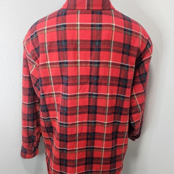 Saugatuck vintage men's button flannel 3XL - Picture 4 of 6